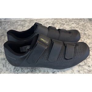 Shimano Cycling Shoes MenRC1 Black W/ Cleats Biking SH-RC100